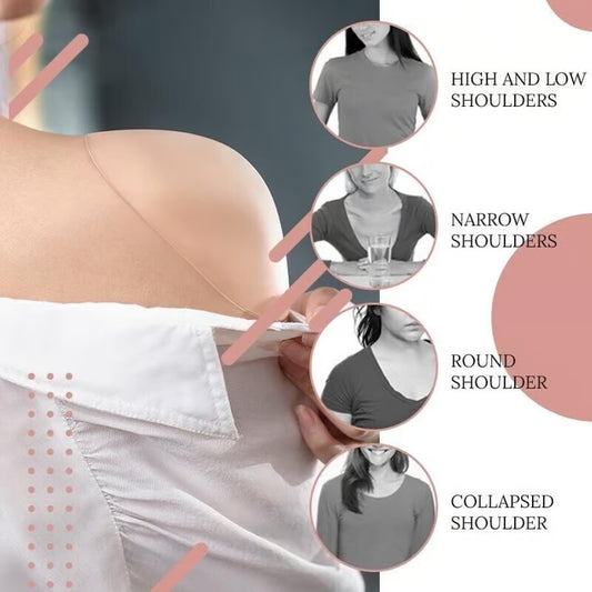 Naturally Silicone - Transparent Anti-slip Shoulder Pads